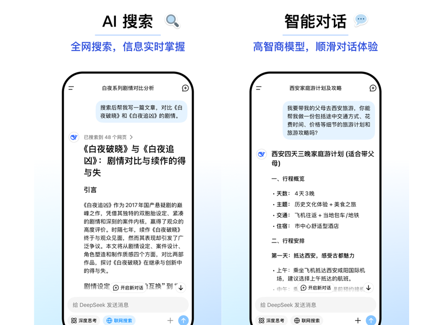 DeepSeek 能够识别图像中的物体、场景和文字，广泛应用于安防监控、医疗影像分析和智能零售等领域。